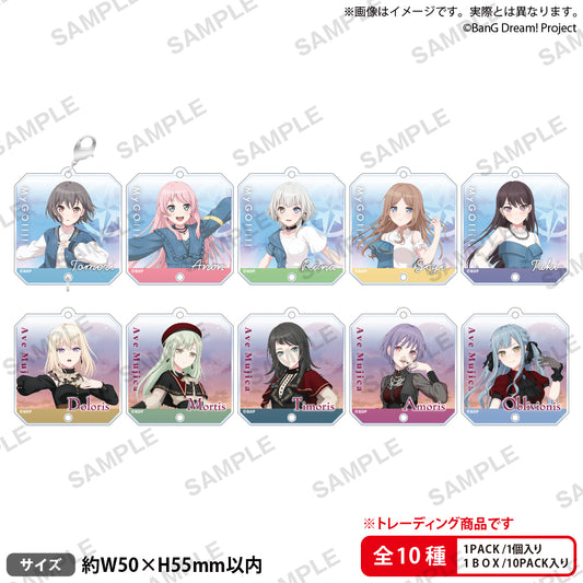 BanG Dream! "Dawn and Dusk" Trading Connectable Acrylic Charm