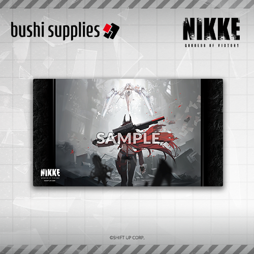 Bushi Supplies Rubber Playmat Vol. 9 - GODDESS OF VICTORY: NIKKE "RED ASH - Red Hood vs Cinderella" PRE-ORDER