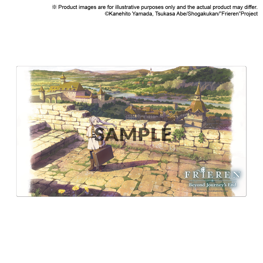 Bushi Supplies Rubber Playmat Vol. 1 - Frieren: Beyond Journey’s End Design B: "Frieren On A Journey"