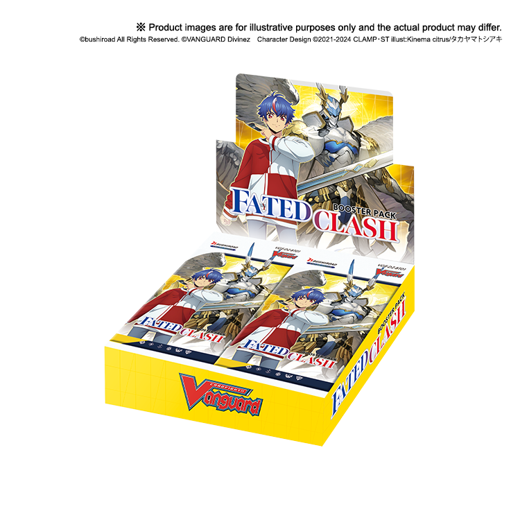Cardfight!! Vanguard DZ-BT01 "Fated Clash" Booster Display Bushiroad Global Online Store Cardfight!! Vanguard DZ-BT01 "Fated Clash" Booster Display Bushiroad Global Online Store