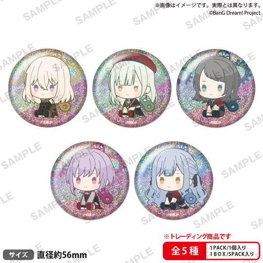 BanG Dream! Ave Mujica Hologram Trading Can Badge "Petatto Clockwork"