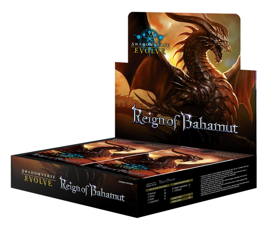 Shadowverse: Evolve Booster Set #2 "Reign of Bahamut" Booster Display