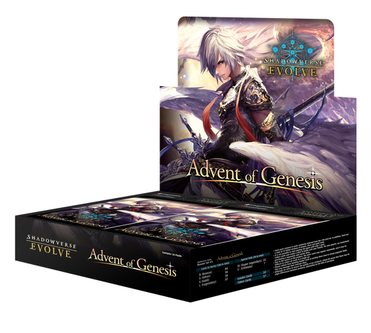 Shadowverse: Evolve Booster Set #1 "Advent of Genesis" Booster Display