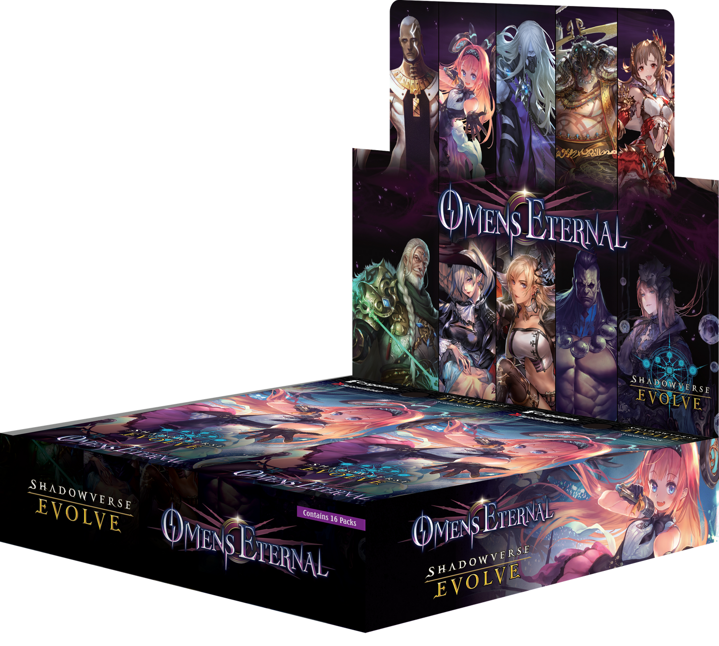 Shadowverse: Evolve Booster Set #5 "Omens Eternal" Booster Display