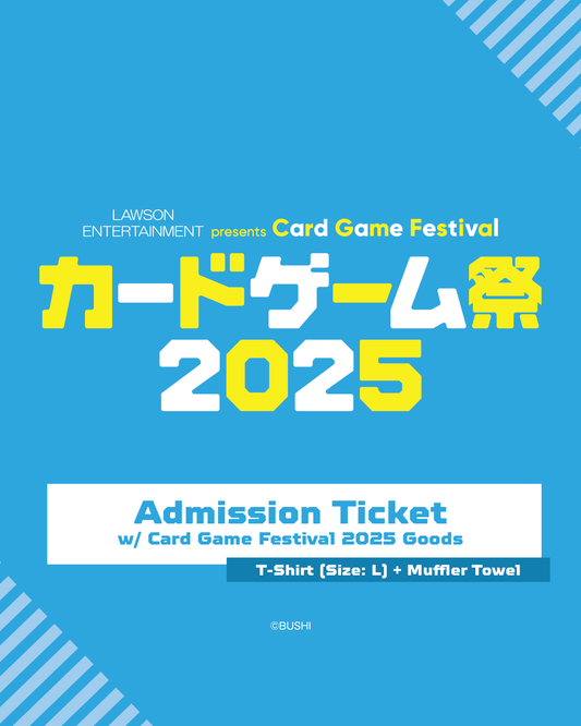 General Ticket + Card Game Festival 2025 Goods (Size: L)
