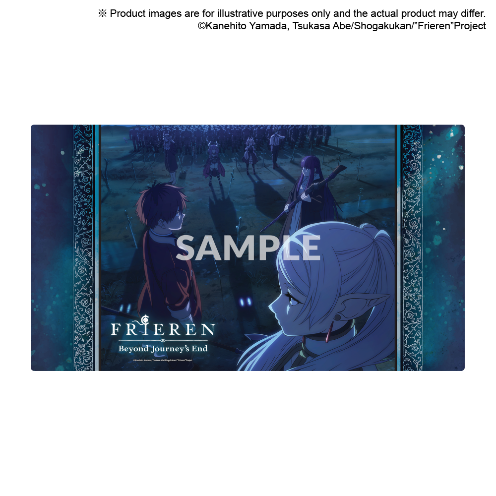 Bushi Supplies Rubber Playmat Vol. 1 - Frieren: Beyond Journey’s End Design A: "Battle Against Aura" PRE-ORDER