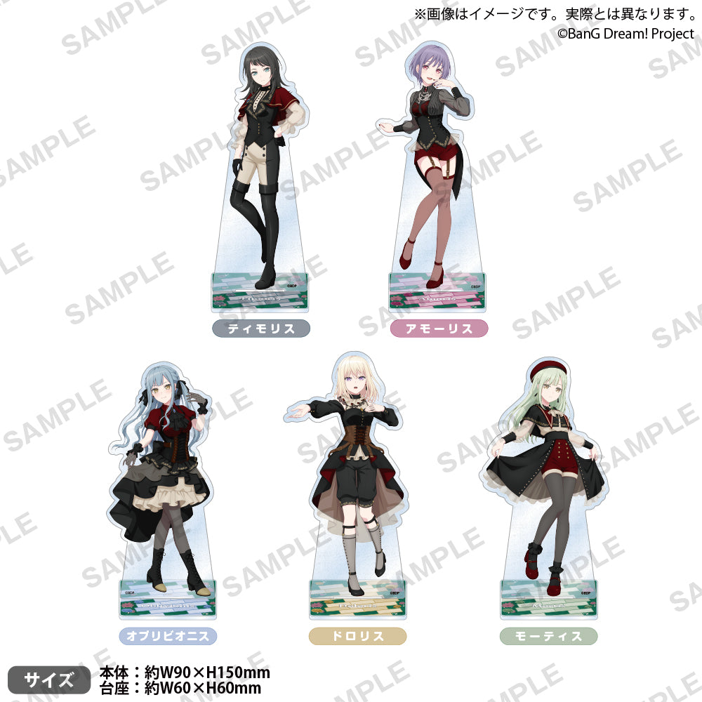 BanG Dream! Ave Mujica Glitter Acrylic Stand "Dawn and Dusk" PRE-ORDER