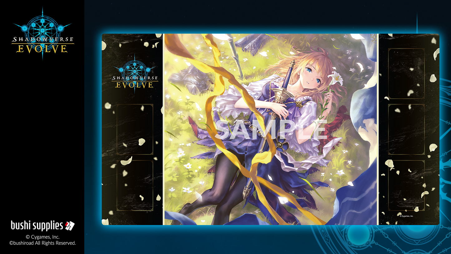 Bushi Supplies Rubber Playmat Vol. 5 - Shadowverse: Evolve Design B: "Jeanne, Beacon of Salvation" PRE-ORDER