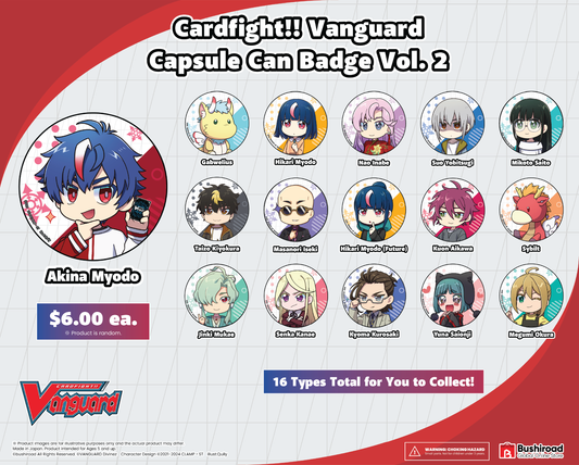 Cardfight!! Vanguard Divinez Capsule Trading Can Badge Vol.2