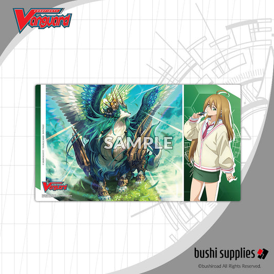 Bushi Supplies Rubber Playmat Vol. 8 - CARDFIGHT!! VANGUARD Divinez Design B: "Megumi & Magnolia Patriarch" PRE-ORDER