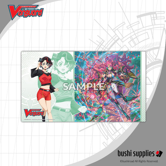 Bushi Supplies Rubber Playmat Vol.15 - CARDFIGHT!! VANGUARD Divinez Parallactic Clash Design A: Kanami & Berucrea PRE-ORDER