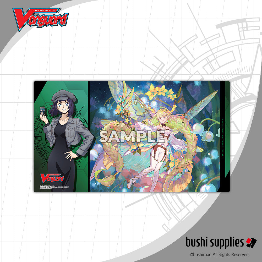 Bushi Supplies Rubber Playmat Vol.12 - CARDFIGHT!! VANGUARD Divinez DELUXE Finals Design A: "Ruka & Nannaclir"
