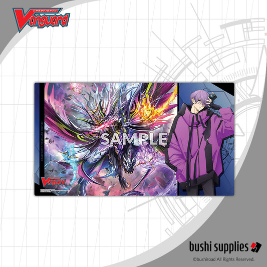 Bushi Supplies Rubber Playmat Vol.12 - CARDFIGHT!! VANGUARD Divinez DELUXE Finals Design B: "Michiru & Drajeweled Magnus" PRE-ORDER