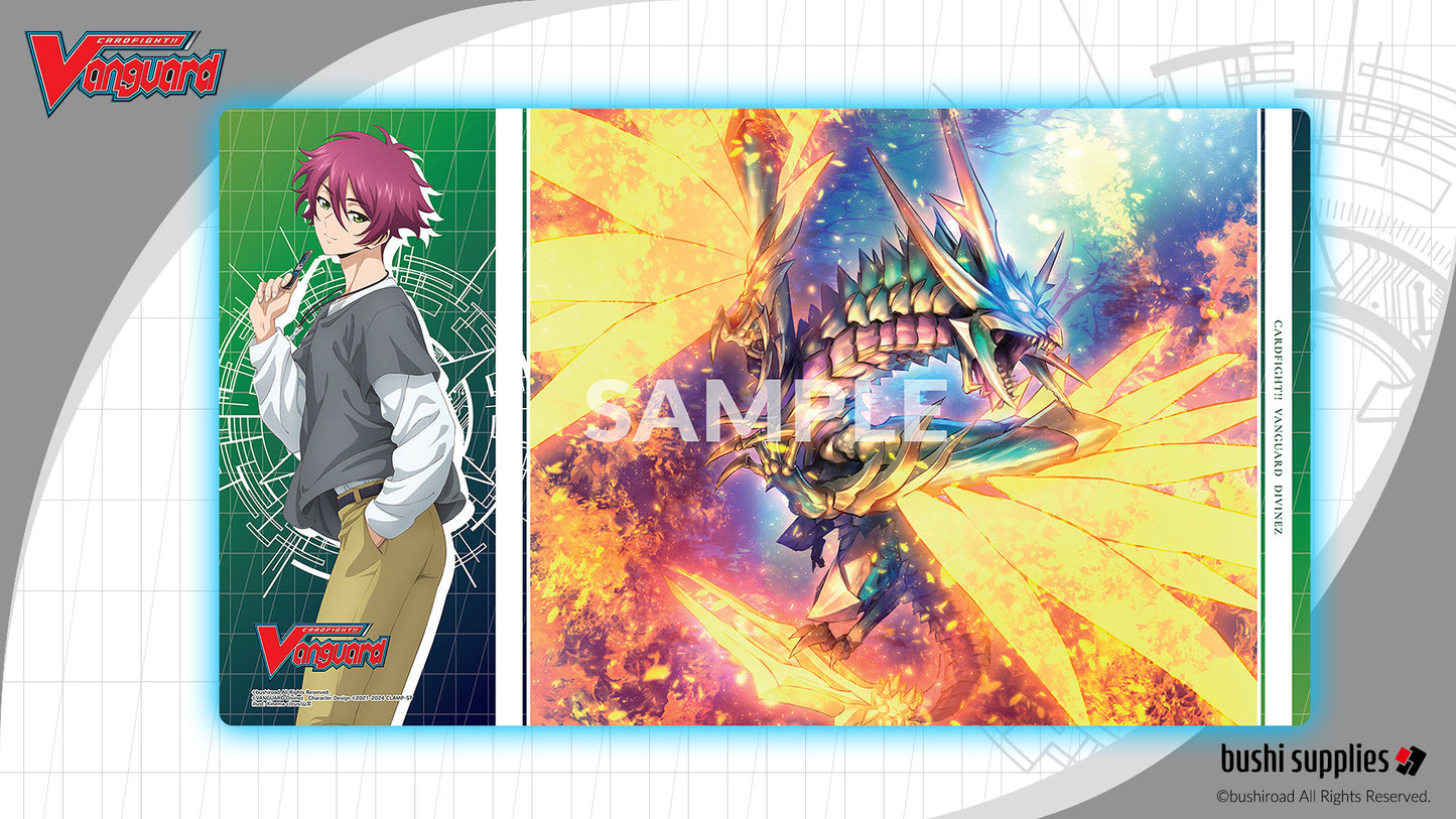 Bushi Supplies Rubber Playmat Vol. 4 - Cardfight!! Vanguard Divinez Design B: "Kuon & Levidras Empireo" PRE-ORDER