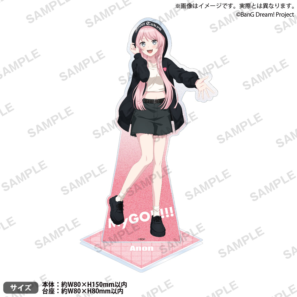 BanG Dream! Girls Band Party! × WEGO Glitter Acrylic Stand ver. MyGO!!!!!