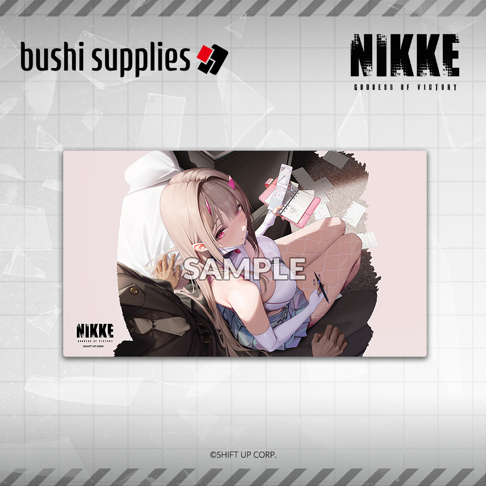 Bushi Supplies Rubber Playmat Vol. 17 - GODDESS OF VICTORY: NIKKE Design B: "Viper - Favorite Item" PRE-ORDER