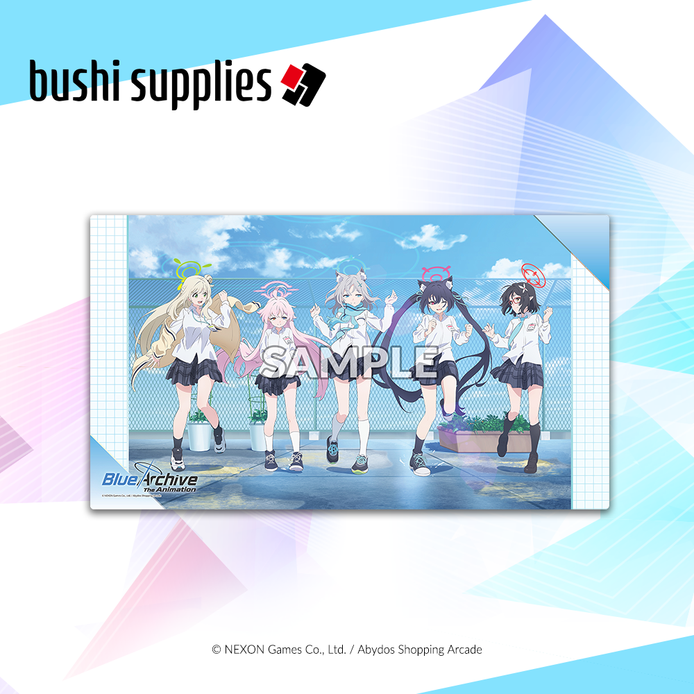 Bushi Supplies Rubber Playmat Vol. 19 - Blue Archive The Animation Design A: "Abydos" Foreclosure Task Force Original Illust  ①" PRE-ORDER