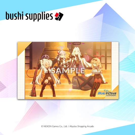 Bushi Supplies Rubber Playmat Vol. 19 - Blue Archive The Animation Design B: "Gehenna's Prefect Team Original Illust" PRE-ORDER