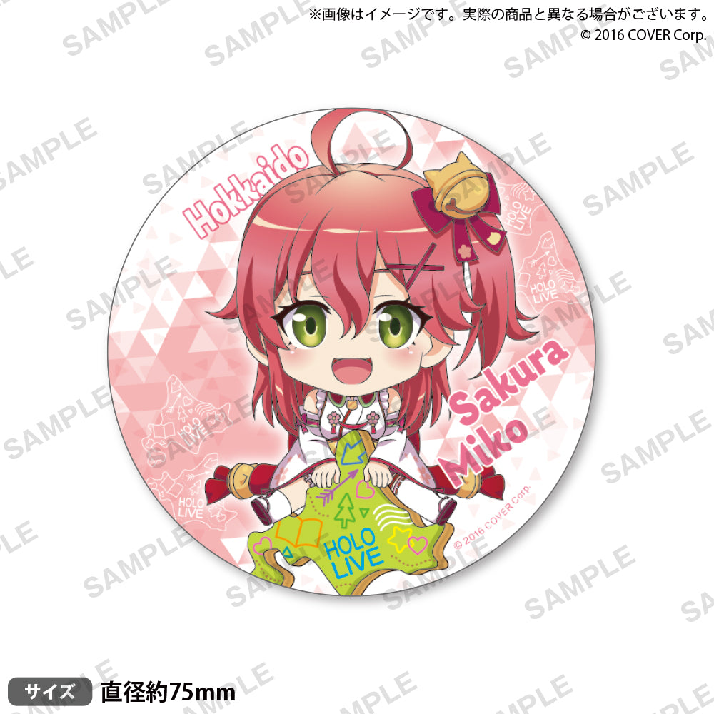 hololive Gotochi Can Badge "Hokkaido" ver.