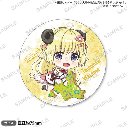 hololive Gotochi Can Badge "Hokkaido" ver.