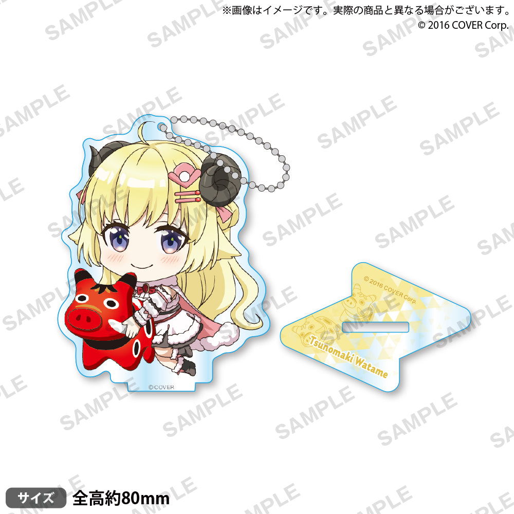 hololive Gotochi Acrylic Stand Key Holder "Fukushima-Akabeko" ver.