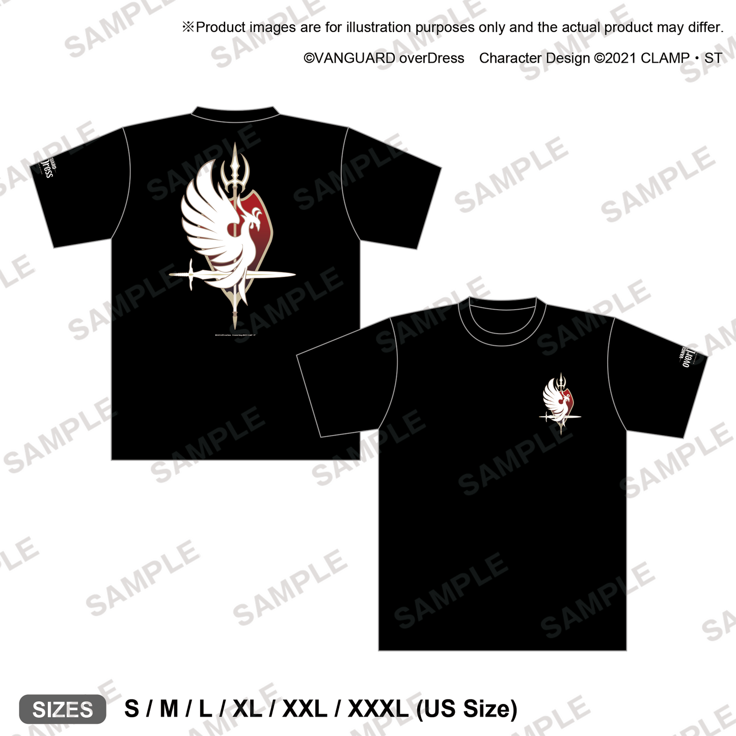 CARDFIGHT!! VANGUARD overDress "Team Daybreak" T-Shirt Black ver.